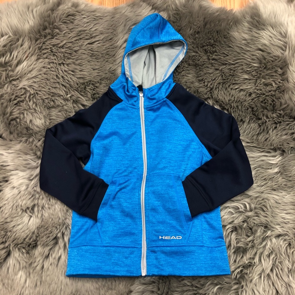 Head | Boys’ Blue Zip Up Sweater | Size XSmall